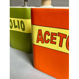 Vintage Italiaans olie en azijnstel